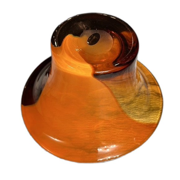 Teleflora Hand Blown Multi-Colored Studio Art MCM Swirl Glass Bowl - Picture 4 of 16